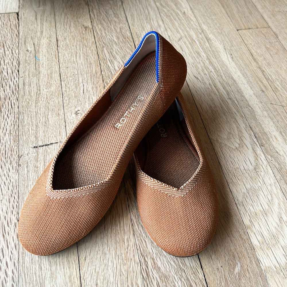 Rothy's Fawn Flats. Gently used